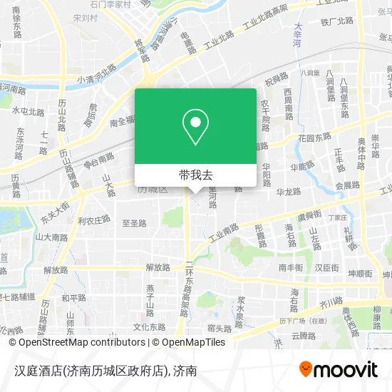 汉庭酒店(济南历城区政府店)地图