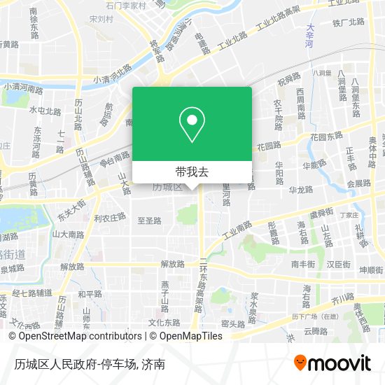 历城区人民政府-停车场地图