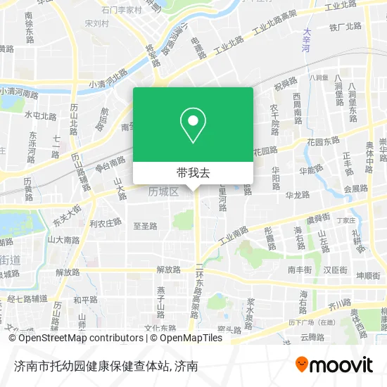 济南市托幼园健康保健查体站地图