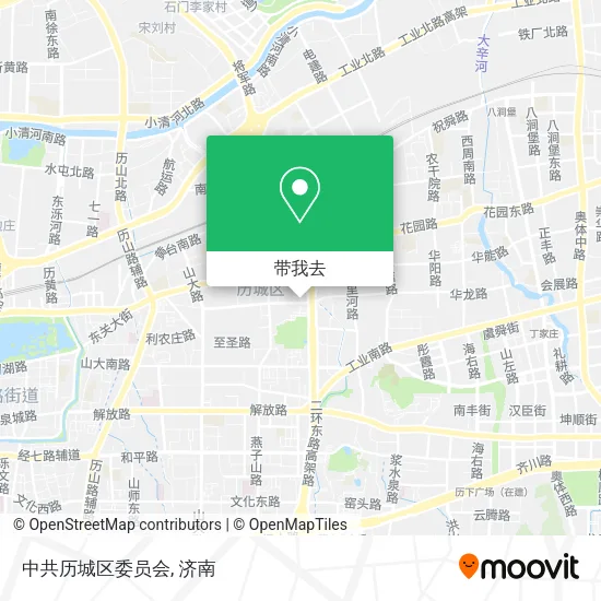 中共历城区委员会地图