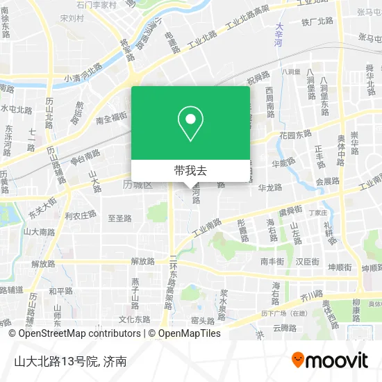 山大北路13号院地图