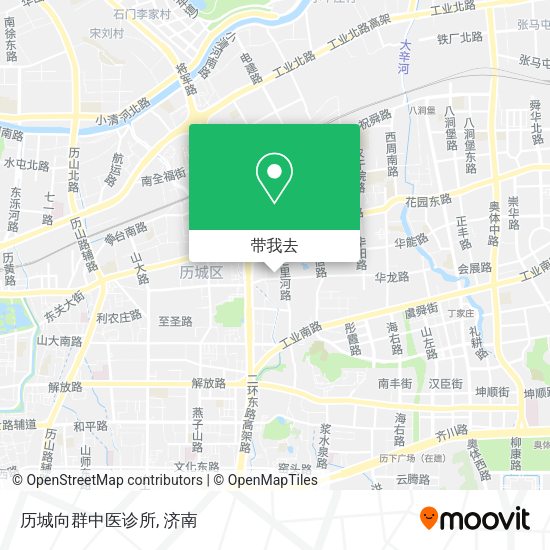 历城向群中医诊所地图