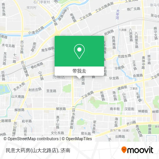 民意大药房(山大北路店)地图