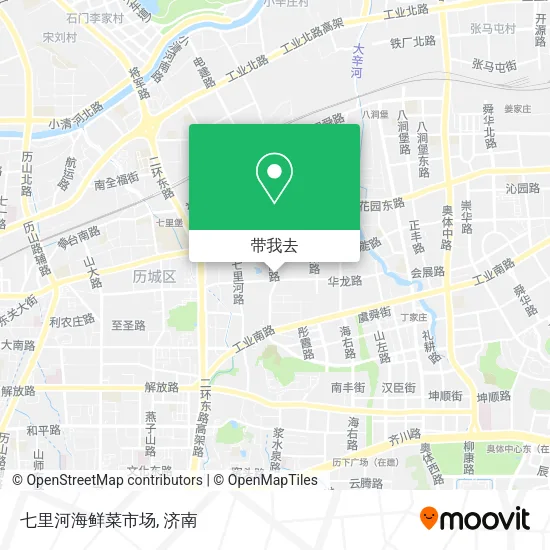 七里河海鲜菜市场地图