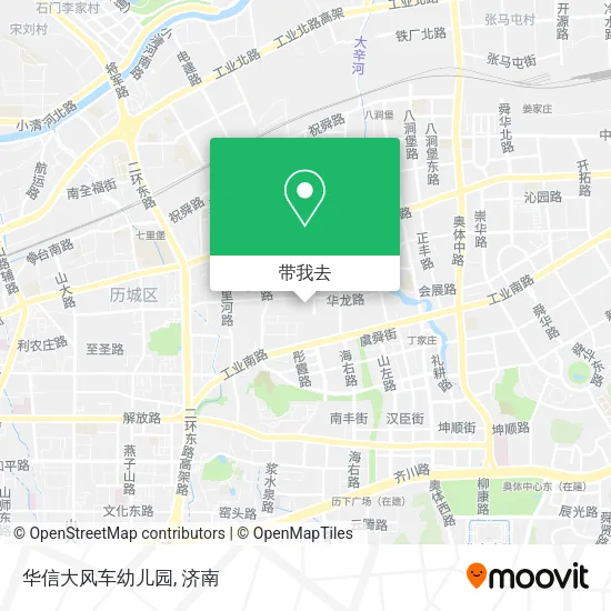 华信大风车幼儿园地图