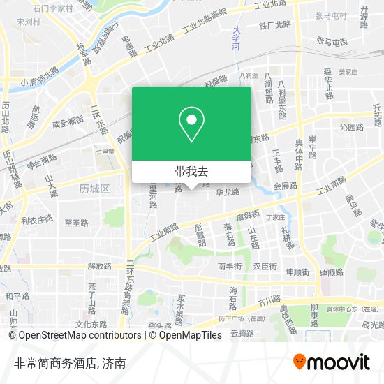 非常简商务酒店地图
