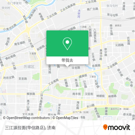 三江源拉面(华信路店)地图