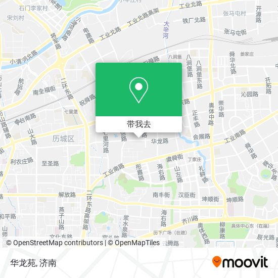 华龙苑地图