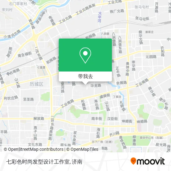 七彩色时尚发型设计工作室地图