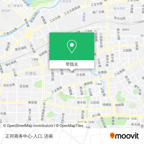 正邦商务中心-入口地图