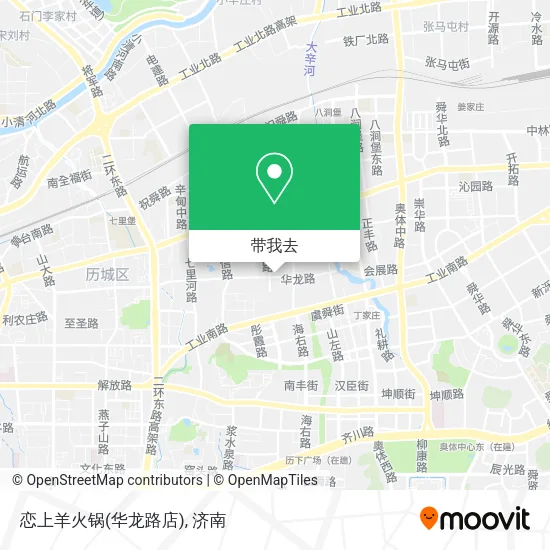 恋上羊火锅(华龙路店)地图