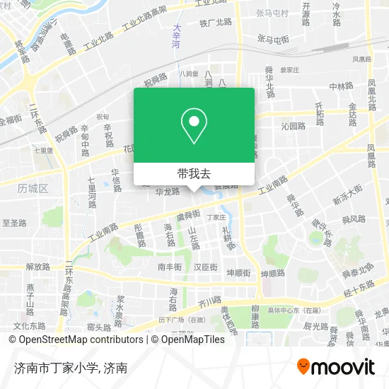 济南市丁家小学地图