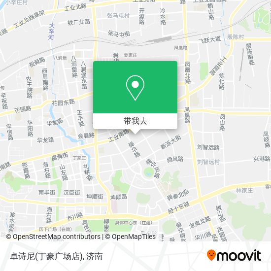 卓诗尼(丁豪广场店)地图