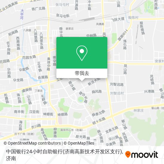 中国银行24小时自助银行(济南高新技术开发区支行)地图
