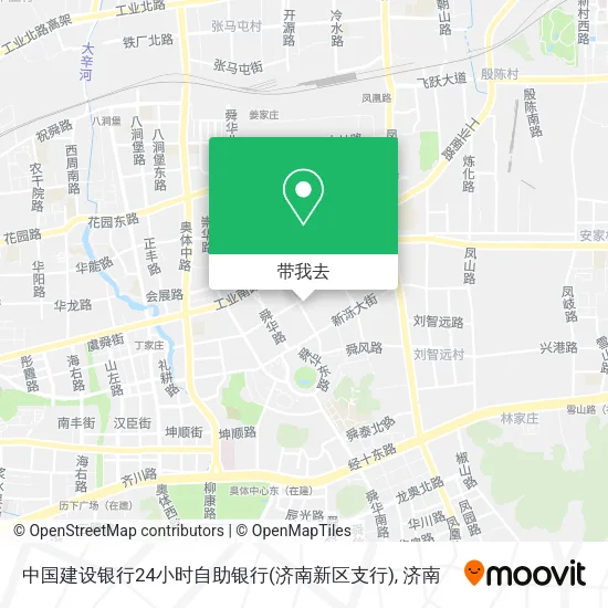 中国建设银行24小时自助银行(济南新区支行)地图