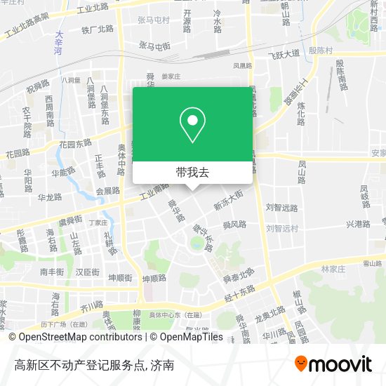 高新区不动产登记服务点地图