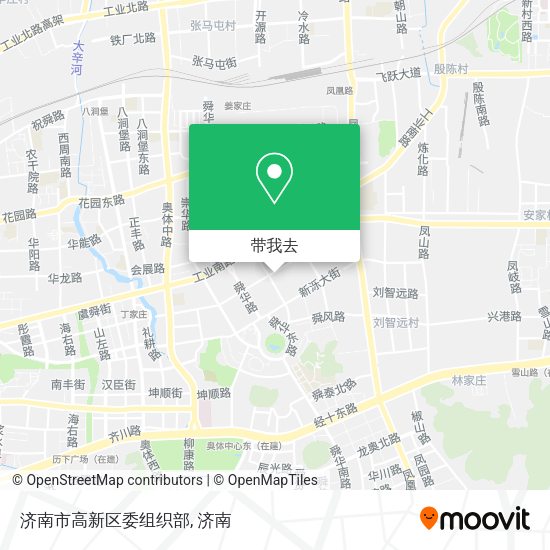 济南市高新区委组织部地图