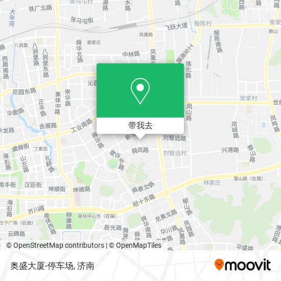 奥盛大厦-停车场地图