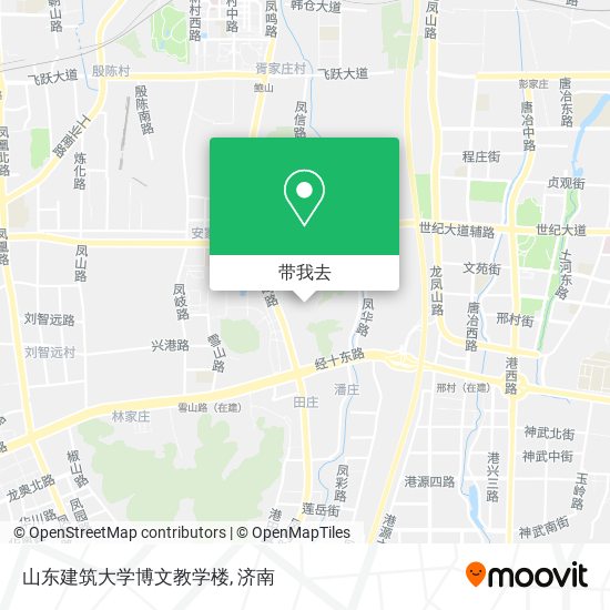 山东建筑大学博文教学楼地图