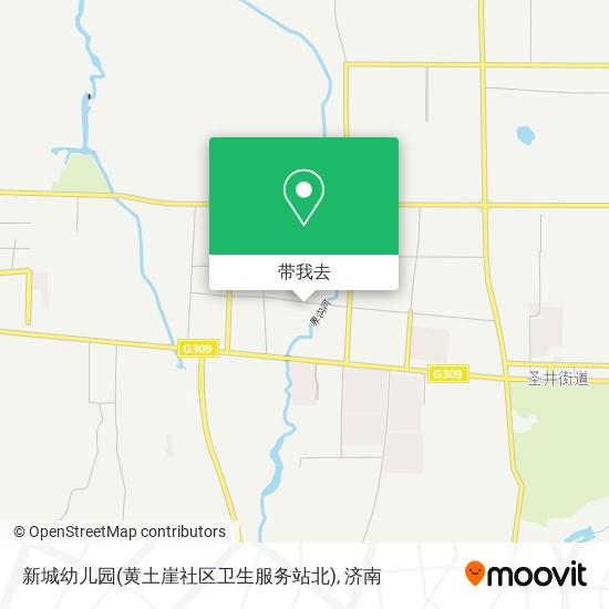 新城幼儿园(黄土崖社区卫生服务站北)地图