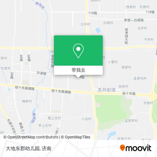大地东郡幼儿园地图