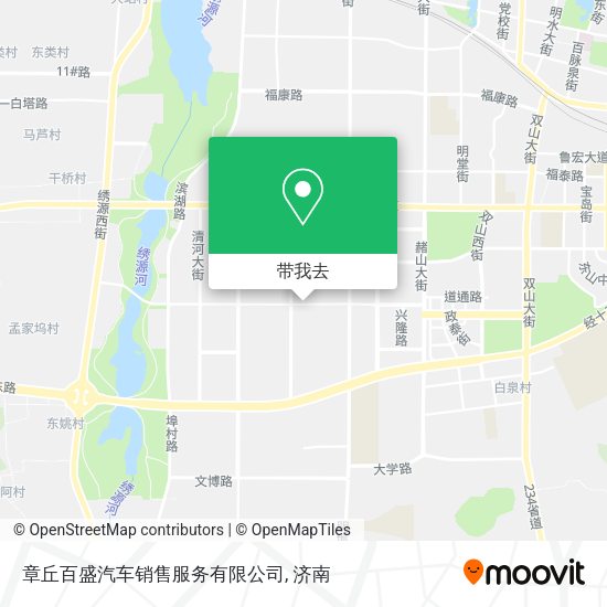 章丘百盛汽车销售服务有限公司地图