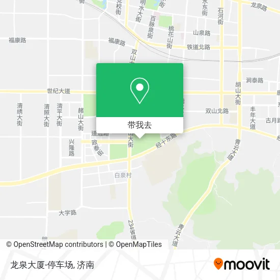 龙泉大厦-停车场地图