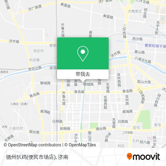 德州扒鸡(便民市场店)地图