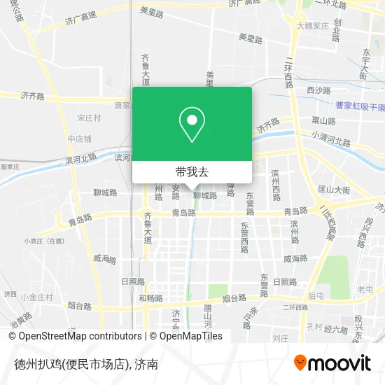 德州扒鸡(便民市场店)地图
