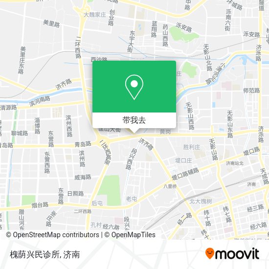 槐荫兴民诊所地图