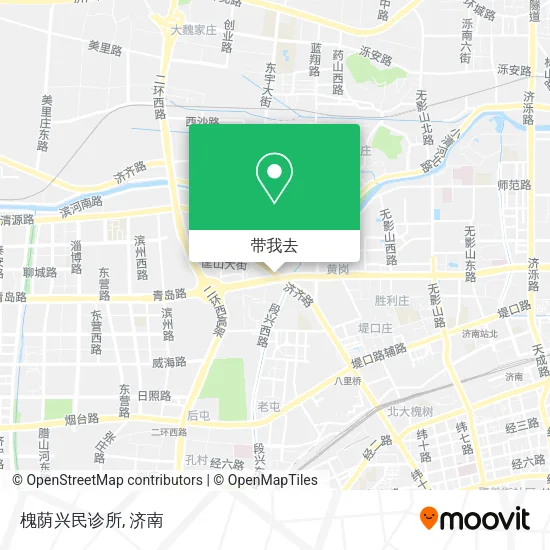 槐荫兴民诊所地图