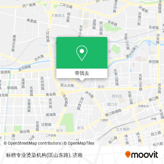 标榜专业烫染机构(匡山东路)地图