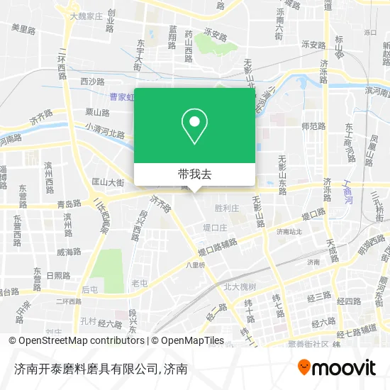 济南开泰磨料磨具有限公司地图