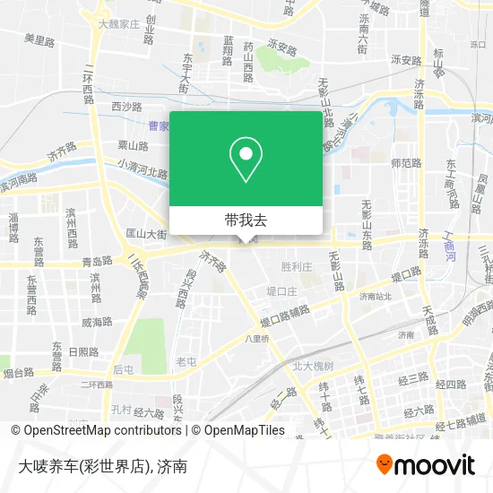 大唛养车(彩世界店)地图