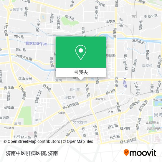济南中医肝病医院地图