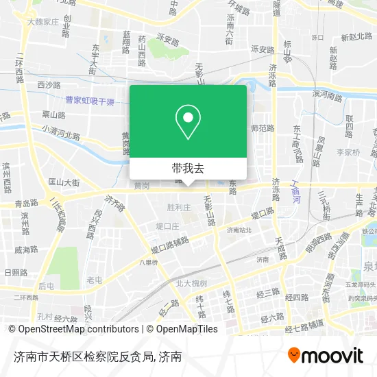 济南市天桥区检察院反贪局地图