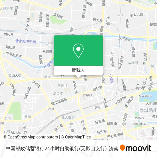 中国邮政储蓄银行24小时自助银行(无影山支行)地图