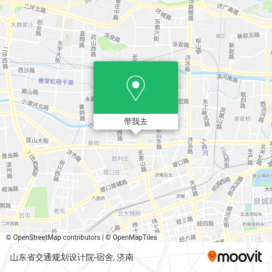 山东省交通规划设计院-宿舍地图