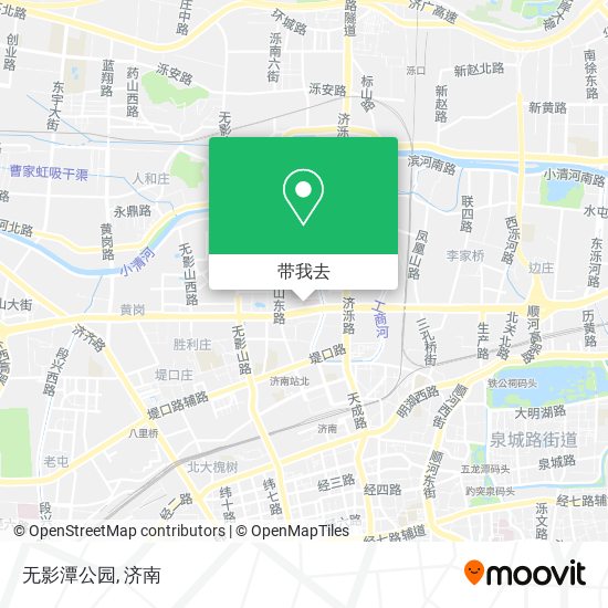 无影潭公园地图