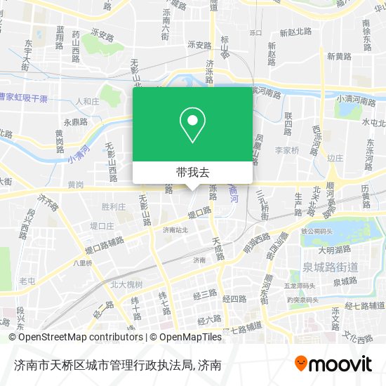 济南市天桥区城市管理行政执法局地图