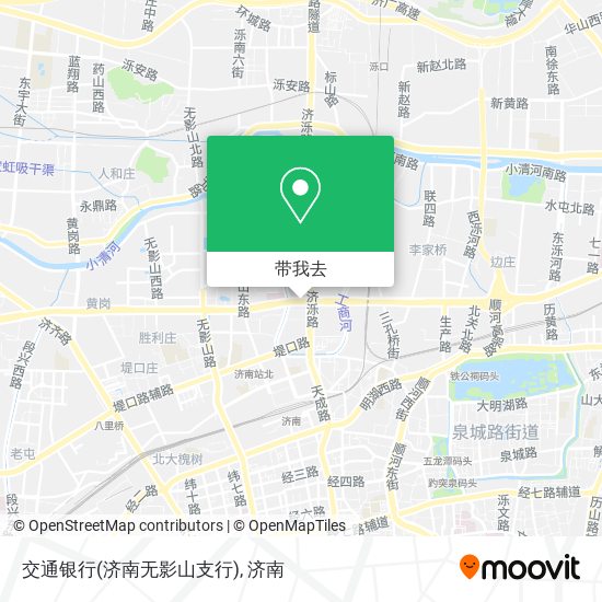 交通银行(济南无影山支行)地图