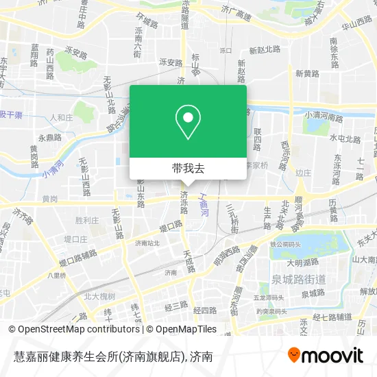 慧嘉丽健康养生会所(济南旗舰店)地图