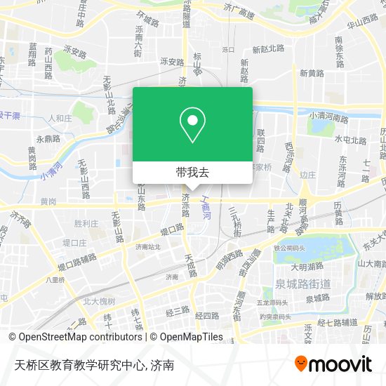 天桥区教育教学研究中心地图