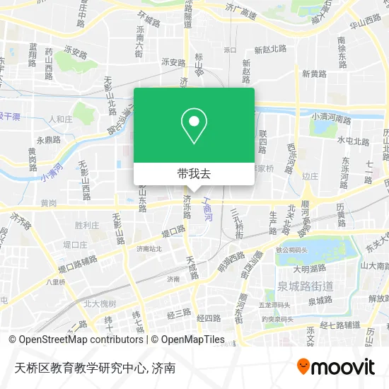 天桥区教育教学研究中心地图