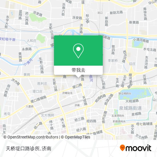 天桥堤口路诊所地图
