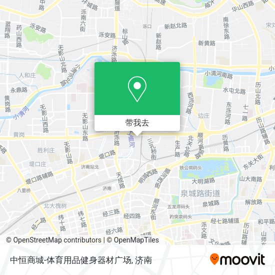 中恒商城-体育用品健身器材广场地图