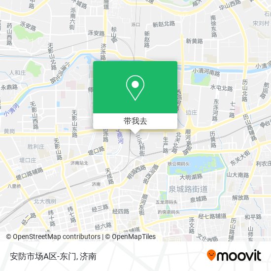 安防市场A区-东门地图