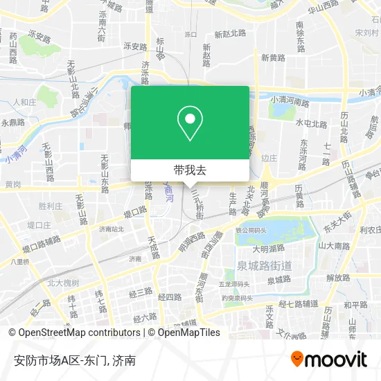 安防市场A区-东门地图