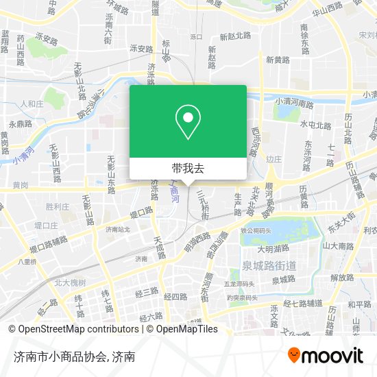 济南市小商品协会地图