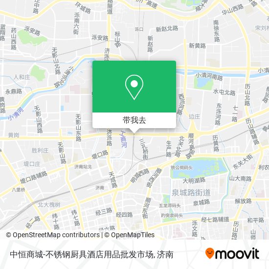 中恒商城-不锈钢厨具酒店用品批发市场地图